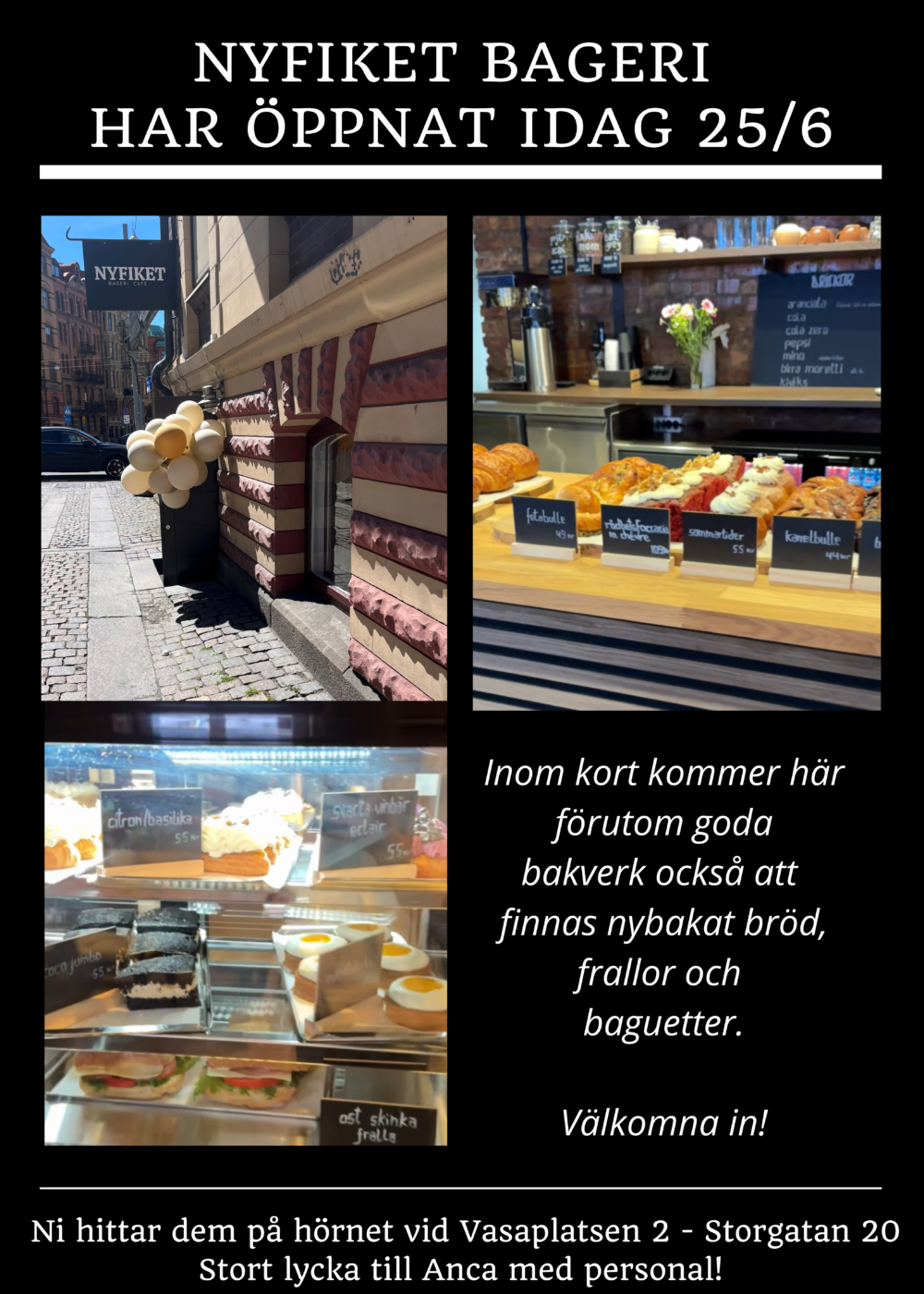 Nyfiket bageri oppnat 1
