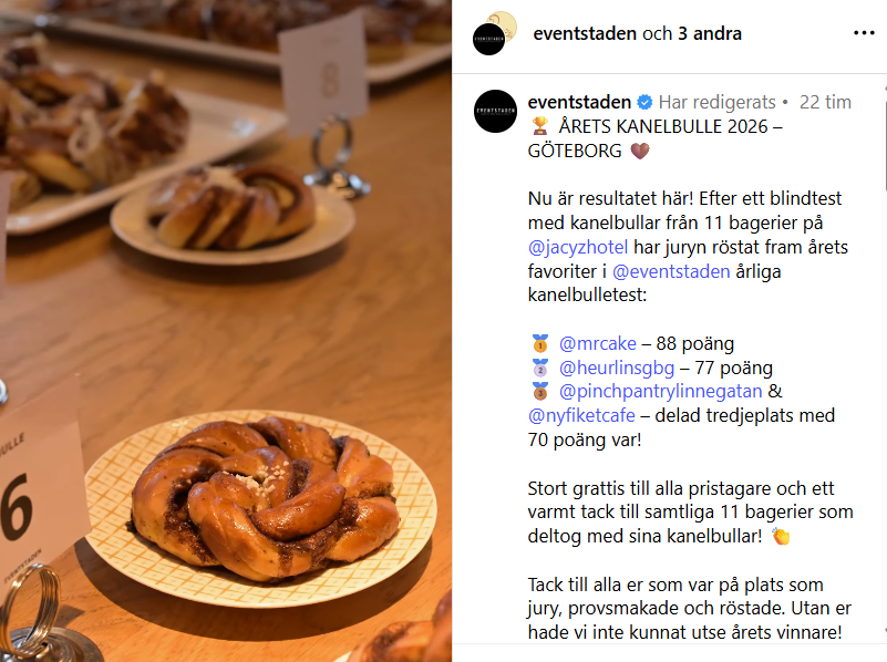 Kanelbullens dag Nyfiket bageri